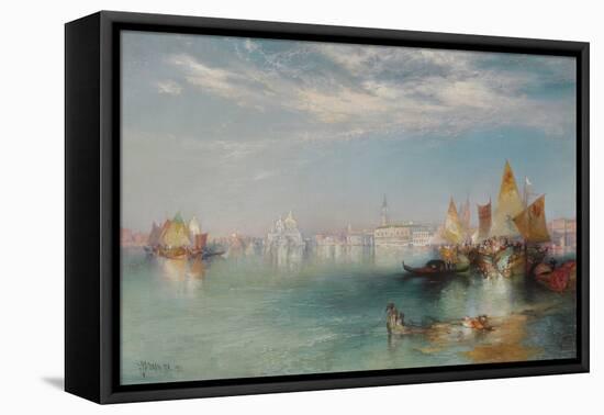 Grand Canal, Venice. 1901-Thomas Moran-Framed Premier Image Canvas