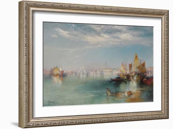 Grand Canal, Venice. 1901-Thomas Moran-Framed Giclee Print