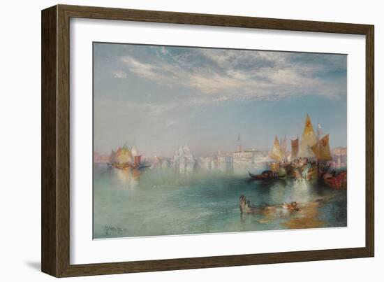 Grand Canal, Venice. 1901-Thomas Moran-Framed Giclee Print