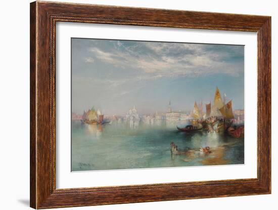 Grand Canal, Venice. 1901-Thomas Moran-Framed Giclee Print