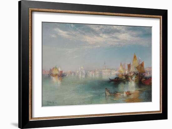 Grand Canal, Venice. 1901-Thomas Moran-Framed Giclee Print