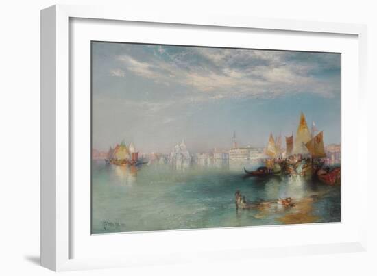 Grand Canal, Venice. 1901-Thomas Moran-Framed Giclee Print