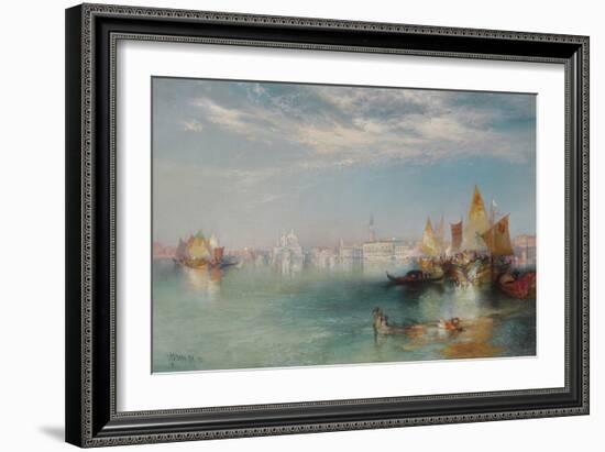 Grand Canal, Venice. 1901-Thomas Moran-Framed Giclee Print