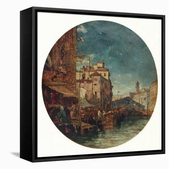 'Grand Canal, Venice', c1850-James Holland-Framed Premier Image Canvas