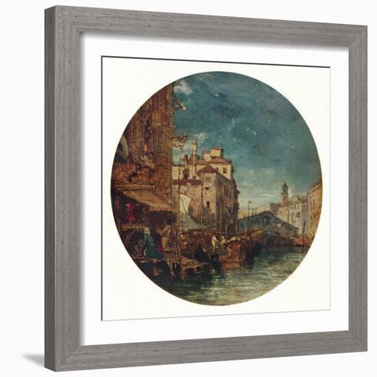 'Grand Canal, Venice', c1850-James Holland-Framed Giclee Print