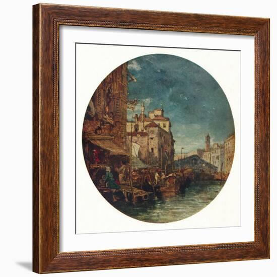 'Grand Canal, Venice', c1850-James Holland-Framed Giclee Print