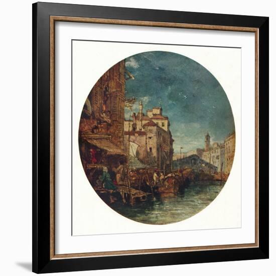 'Grand Canal, Venice', c1850-James Holland-Framed Giclee Print