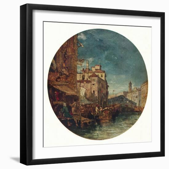 'Grand Canal, Venice', c1850-James Holland-Framed Giclee Print