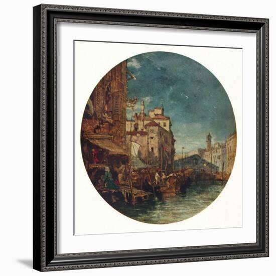 'Grand Canal, Venice', c1850-James Holland-Framed Giclee Print