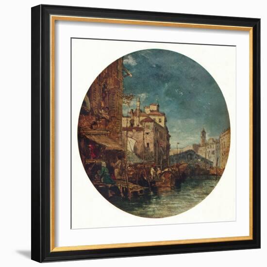 'Grand Canal, Venice', c1850-James Holland-Framed Giclee Print