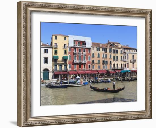 Grand Canal, Venice, UNESCO World Heritage Site, Veneto, Italy, Europe-Amanda Hall-Framed Photographic Print