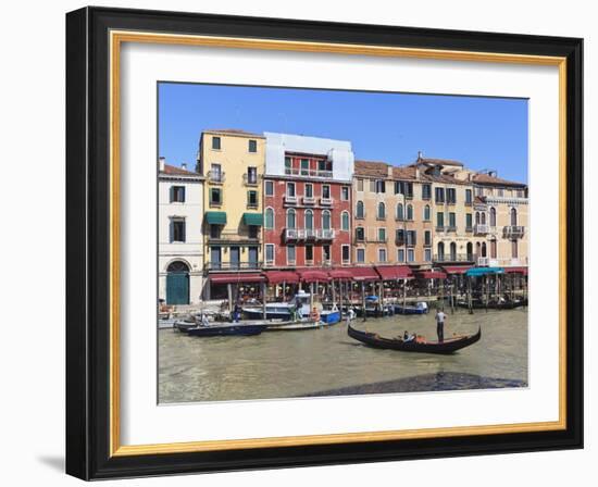 Grand Canal, Venice, UNESCO World Heritage Site, Veneto, Italy, Europe-Amanda Hall-Framed Photographic Print