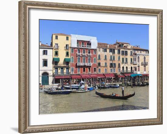 Grand Canal, Venice, UNESCO World Heritage Site, Veneto, Italy, Europe-Amanda Hall-Framed Photographic Print