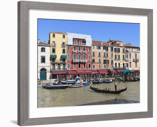 Grand Canal, Venice, UNESCO World Heritage Site, Veneto, Italy, Europe-Amanda Hall-Framed Photographic Print