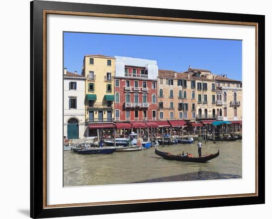 Grand Canal, Venice, UNESCO World Heritage Site, Veneto, Italy, Europe-Amanda Hall-Framed Photographic Print