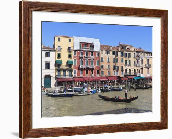 Grand Canal, Venice, UNESCO World Heritage Site, Veneto, Italy, Europe-Amanda Hall-Framed Photographic Print