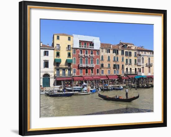 Grand Canal, Venice, UNESCO World Heritage Site, Veneto, Italy, Europe-Amanda Hall-Framed Photographic Print