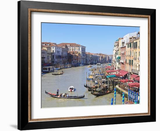 Grand Canal, Venice, UNESCO World Heritage Site, Veneto, Italy, Europe-Amanda Hall-Framed Photographic Print