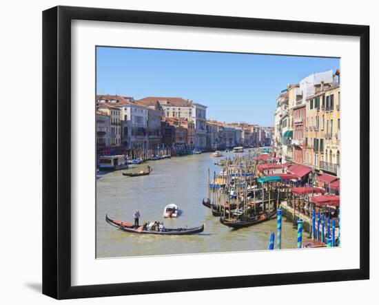 Grand Canal, Venice, UNESCO World Heritage Site, Veneto, Italy, Europe-Amanda Hall-Framed Photographic Print