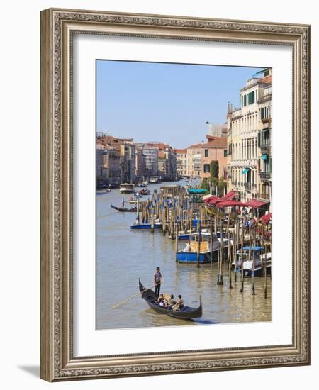 Grand Canal, Venice, UNESCO World Heritage Site, Veneto, Italy, Europe-Amanda Hall-Framed Photographic Print