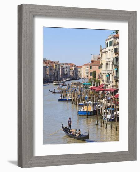 Grand Canal, Venice, UNESCO World Heritage Site, Veneto, Italy, Europe-Amanda Hall-Framed Photographic Print