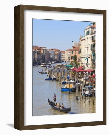 Grand Canal, Venice, UNESCO World Heritage Site, Veneto, Italy, Europe-Amanda Hall-Framed Photographic Print