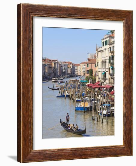 Grand Canal, Venice, UNESCO World Heritage Site, Veneto, Italy, Europe-Amanda Hall-Framed Photographic Print