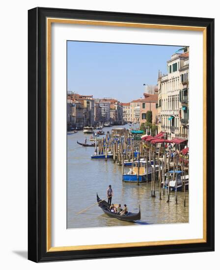 Grand Canal, Venice, UNESCO World Heritage Site, Veneto, Italy, Europe-Amanda Hall-Framed Photographic Print