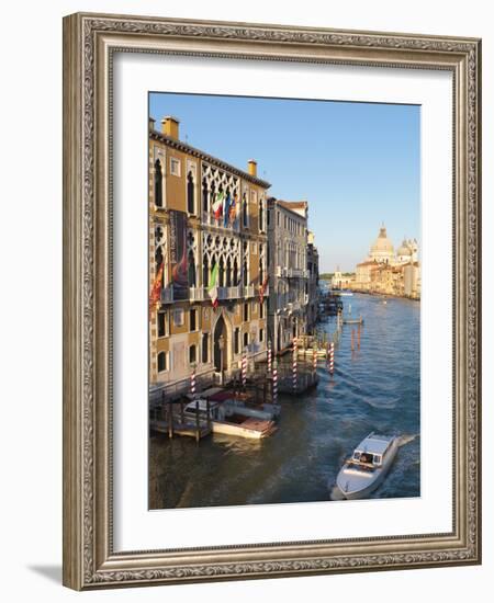 Grand Canal, Venice, UNESCO World Heritage Site, Veneto, Italy, Europe-Amanda Hall-Framed Photographic Print