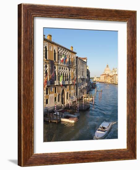 Grand Canal, Venice, UNESCO World Heritage Site, Veneto, Italy, Europe-Amanda Hall-Framed Photographic Print