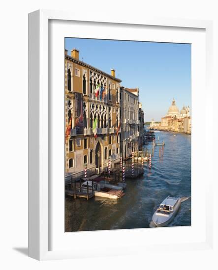 Grand Canal, Venice, UNESCO World Heritage Site, Veneto, Italy, Europe-Amanda Hall-Framed Photographic Print