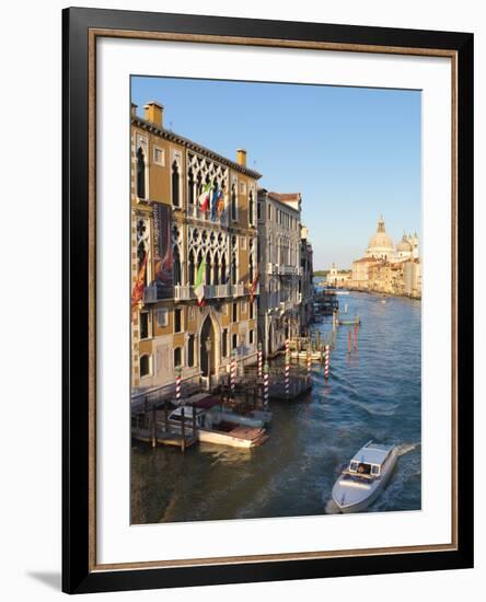 Grand Canal, Venice, UNESCO World Heritage Site, Veneto, Italy, Europe-Amanda Hall-Framed Photographic Print