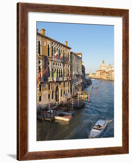 Grand Canal, Venice, UNESCO World Heritage Site, Veneto, Italy, Europe-Amanda Hall-Framed Photographic Print