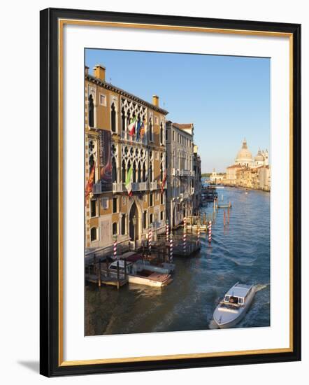 Grand Canal, Venice, UNESCO World Heritage Site, Veneto, Italy, Europe-Amanda Hall-Framed Photographic Print