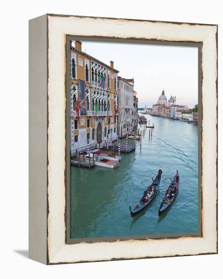 Grand Canal, Venice, UNESCO World Heritage Site, Veneto, Italy, Europe-Amanda Hall-Framed Premier Image Canvas