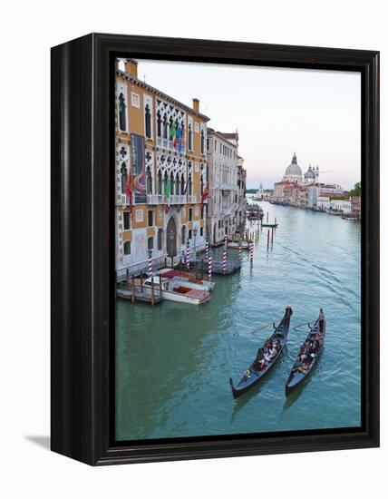 Grand Canal, Venice, UNESCO World Heritage Site, Veneto, Italy, Europe-Amanda Hall-Framed Premier Image Canvas