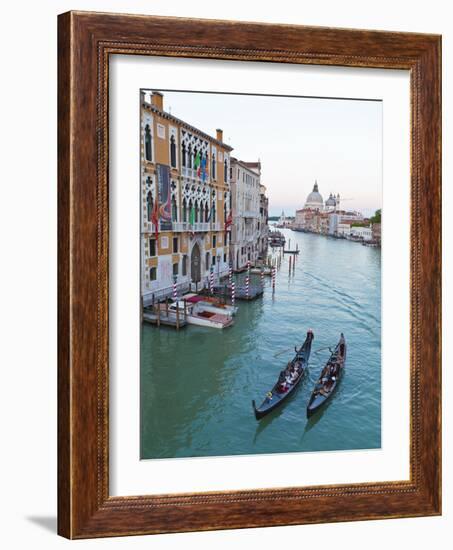 Grand Canal, Venice, UNESCO World Heritage Site, Veneto, Italy, Europe-Amanda Hall-Framed Photographic Print