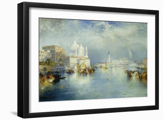 Grand Canal, Venice-Thomas Moran-Framed Giclee Print