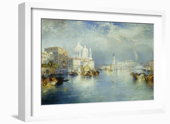 Grand Canal, Venice-Thomas Moran-Framed Giclee Print