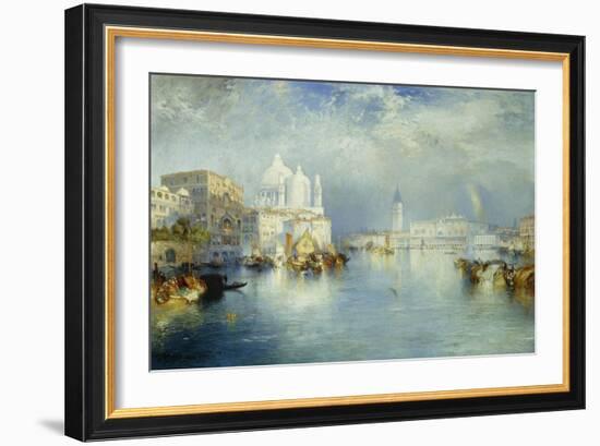 Grand Canal, Venice-Thomas Moran-Framed Giclee Print