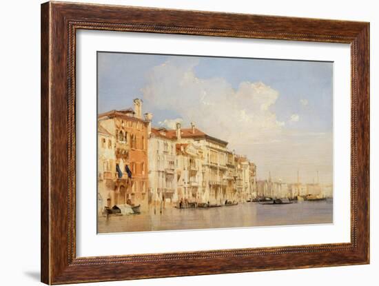 Grand Canal, Venice-Richard Parkes Bonington-Framed Giclee Print