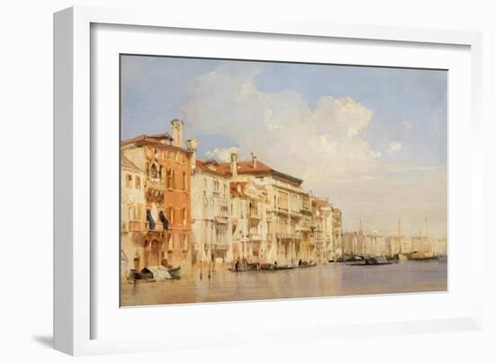 Grand Canal, Venice-Richard Parkes Bonington-Framed Giclee Print