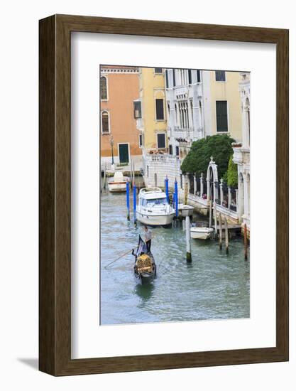 Grand Canal with Gondola. Venice. Italy-Tom Norring-Framed Photographic Print