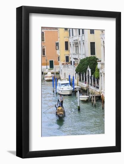 Grand Canal with Gondola. Venice. Italy-Tom Norring-Framed Photographic Print