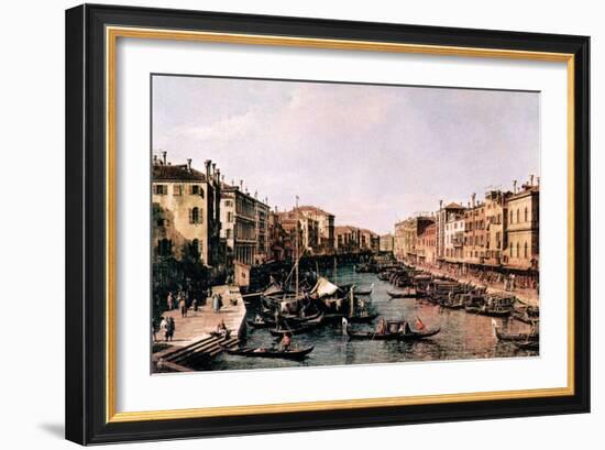 Grand Canal-Canaletto-Framed Art Print