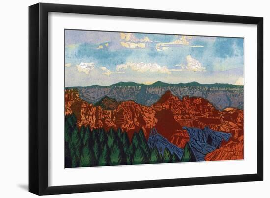 Grand Canyon 1933-Frank Redlinger-Framed Art Print