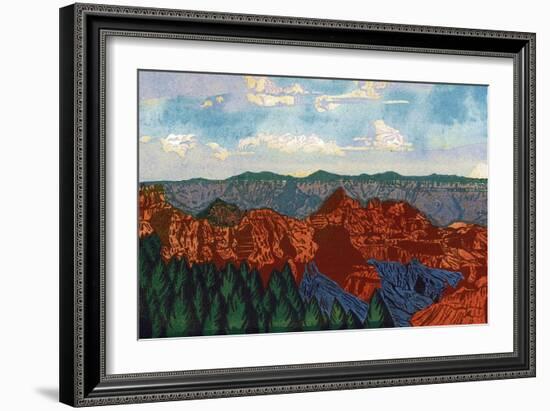 Grand Canyon 1933-Frank Redlinger-Framed Art Print