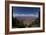 Grand Canyon, Arizona, Viewed Through a Gap in Trees, with Numerous Clouds on the Horizon-Mike Kirk-Framed Photographic Print