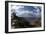 Grand Canyon, Arizona, with the Sun Breaking Though a Dramatic Cloudy Sky-Mike Kirk-Framed Photographic Print