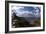 Grand Canyon, Arizona, with the Sun Breaking Though a Dramatic Cloudy Sky-Mike Kirk-Framed Photographic Print